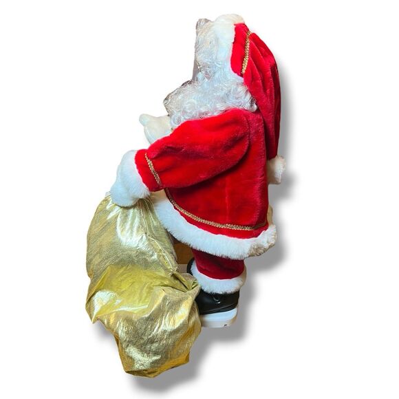 Santas Best Holiday Animation Santa Claus AA African American Motionette NO PLUG - Picture 7 of 11